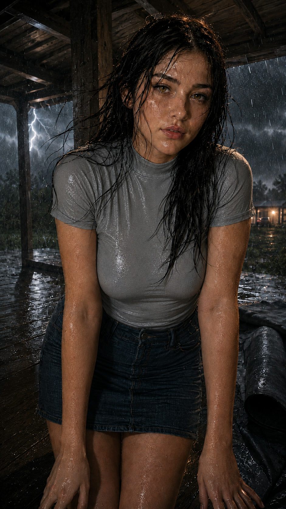 Soaked Coworkers vertical drama poster